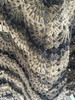 Handmade-Crochet Shawl Hickory Color