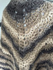 Handmade-Crochet Shawl Hickory Color