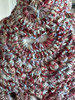 Handmade-Crochet Shawl Cottage Collage Color