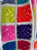 Neon Rainbow Handmade-Crochet Scarf