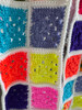 Neon Rainbow Handmade-Crochet Scarf