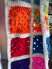 Neon Rainbow Handmade-Crochet Scarf