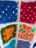 Neon Rainbow Handmade-Crochet Scarf