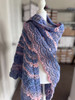 Handmade-Crochet Shawl Peaceful Color