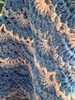 Handmade-Crochet Shawl Peaceful Color