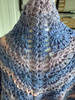Handmade-Crochet Shawl Peaceful Color