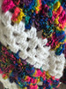 Handmade-Crochet Shawl Candyland Color
