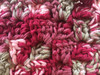 Red, Pink, Green Color Combo Mug Rugs. Hand Crocheted. 7W x 12L. 100% Cotton.