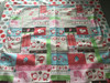 Baby Girl Fox Flannel Receiving Blanket with Matching Burp/Wash Cloths