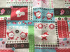 Baby Girl Fox Flannel Receiving Blanket with Matching Burp/Wash Cloths