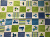 Baby Boy Baseball Flannel Receiving Blanket with Matching Burp/Wash Cloths