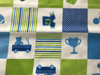 Baby Boy Baseball Flannel Receiving Blanket with Matching Burp/Wash Cloths