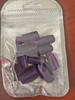 24PCS Matte Purple Press on Nails