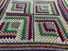 Tutti Frutti  Hand Crochet Blanket. 78x92