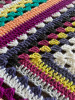 Tutti Frutti  Hand Crochet Blanket. 78x92