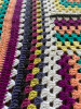 Tutti Frutti  Hand Crochet Blanket. 78x92