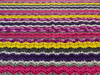 No Name Zig Zag Hand Crochet Blanket. 51 x 32