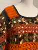 Camo Delight Hand Crochet Blouse