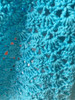 Blue Sherbet Hand Crochet Shawl with Pockets