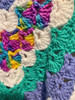 Jade Periwinkle Hand Crochet Shawl