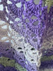 Violet Passion Hand Crochet Shawl