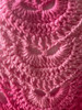 Raspberry Passion Hand Crochet Shawl