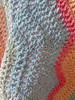 Peach Blossom Hand Crochet Shawl/Wrap