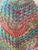 Radiant Rainbow Hand Crochet Shawl