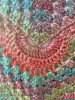 Radiant Rainbow Hand Crochet Shawl