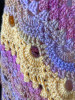 Tropical Blooms Hand Crochet Shawl