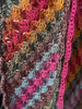 Desert Spring Hand Crochet Scarf. Two Sizes.