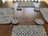 Cookies n Cream Hand Crocheted Placemats with Matching Coasters