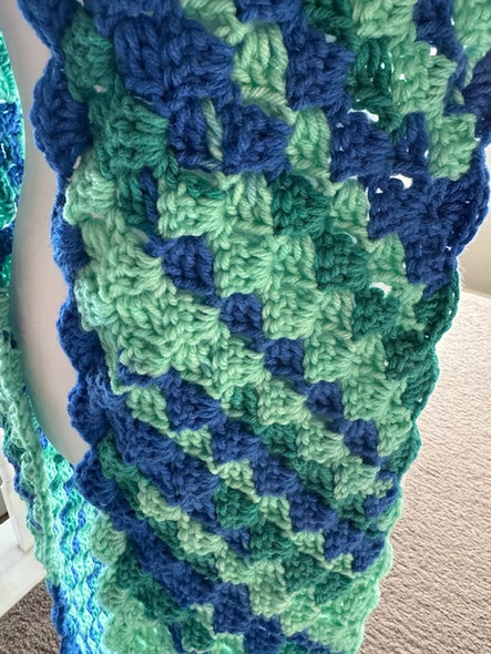 Empire Butterfly Color Handmade-Crochet Scarf