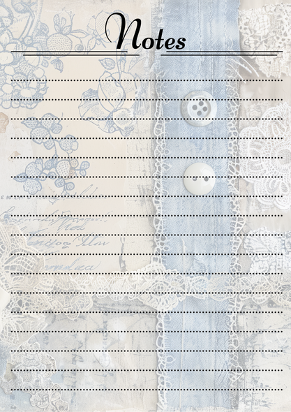 Denim Themed Notepads.