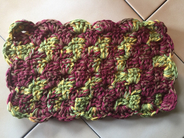 Autumn Decorative Mug Rugs. Hand Crocheted. 7W x 12L. 100% Cotton.