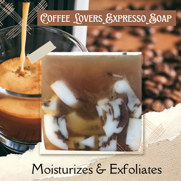 Handcrafted Coffee Lovers Espresso Soap.