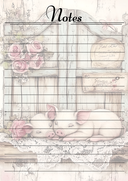 Farm Themed Notepads.