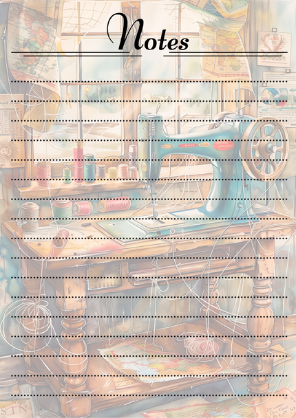 Sewing II Themed Notepads.