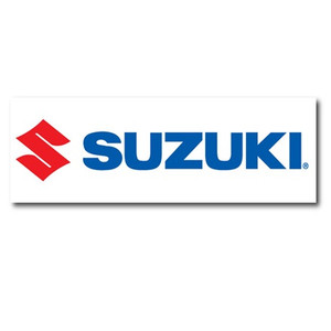 Suzuki OEM SUZ BANNER 4X20, 990A0-99301-WHT