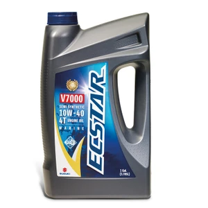 Suzuki ECSTAR V7000 10W-40 Semi-Synthetic Marine Engine Oil (1 Gallon) 990C0-01E30-GLN