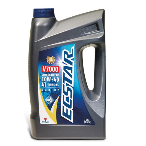 Suzuki ECSTAR V7000 10W-40 Semi-Synthetic Marine Engine Oil (1 Gallon) 990C0-01E30-GLN