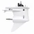 Suzuki DF115B/DF140B Complete Lower Unit Assembly - X-Shaft, Super White 50040-99843-QTN
