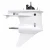 Suzuki DF150T/DF175T Lower Unit Assembly 25" (White) 50040-96880-Y5S