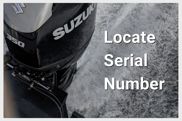 How to Find the Serial Number on a Suzuki Outboard, Even if the Plate Is Missing