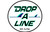 Alt text for image: Durable 3" Drop A Line 'Born to Fish' Sticker—perfect for showcasing your passion for fishing with long-lasting quality and style