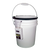 Image Alt Text : Complete with a lid and locking ring, this bucket helps prevent water spills and splashes. With minor assembly required, it's the perfect companion for your next flats or inshore fishing excursion.