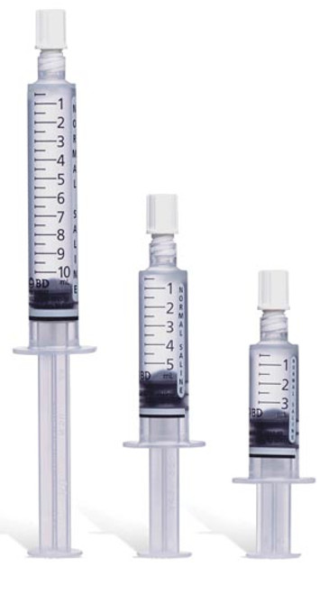 bd posiflush normal saline syringes (10272664)