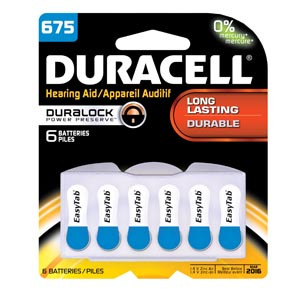 duracell® hearing aid battery (10217137)