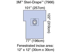 3m steri-drape cesarean-section sheets & pouches (10114186)