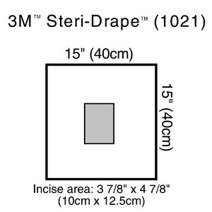 3m steri-drape ophthalmic surgical drapes (10025259)